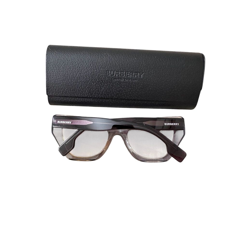 BURBERRY Cateye Sunglasses Gray w Case B4299 - Picture 3 of 6